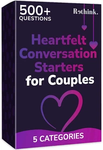 Conversation Cards for Couples Game - Know Me Better Questions for Couples - Wed - Picture 1 of 8