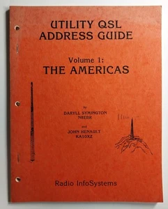 Utility QSL Address Guide Volume 1 The Americas SC Book 1987 Radio - Bild 1 von 4