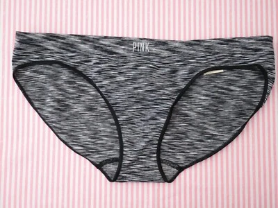 NEW Victoria's Secret VINTAGE PINK Yoga Bikini Stripe Panties LARGE - Image 1 of 4