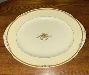 ANTIQUE W H GRINDLEY ~ ALTON PATTERN ~ OVAL PLATTER ~ 12 1/2" X 9 3/4" . - Picture 1 of 5