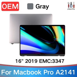 Conjunto de pantalla OEM A2141 para MacBook Pro A2141 2019 EMC 3347 LCD gris - Imagen 1 de 10