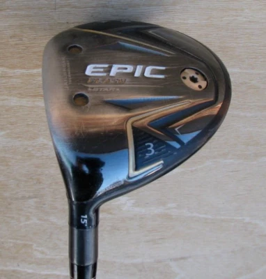 CALLAWAY EPIC FLASH STAR FAIRWAY 3 WOOD 15 LOFT REGULAR LEFT HANDED LH - Image 1 of 4