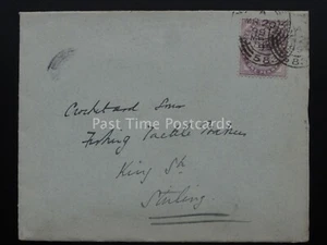 1899 Queen Victoria 1d Lilac Stamp on Envelope CROCKART & SON GUNMAKERS -15 - Picture 1 of 4