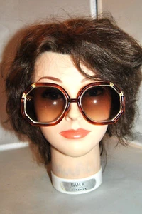 VINTAGE OVERSIZE LES LUNETTES DE BACCARA MODEL PARIS 8-B SUNGLASSES - Picture 1 of 11