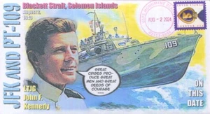 Coverscape Computer  Designed JFK & PT-109 WWII Event Cover - Picture 1 of 2