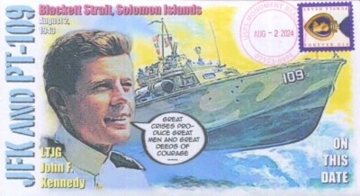 Coverscape Computer  Designed JFK & PT-109 WWII Event Cover - Image 1 of 2