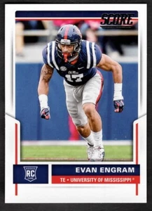 2017 Evan Engram Score Football Rookie RC NFL Draft Mississippi #425 - Picture 1 of 2