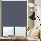 100% Blackout Curtains for Home Office Cuttable DIY Window Blackout Shades Gray