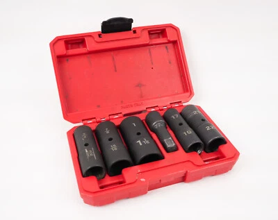 Tekton SIF92400 6 Piece 1/2 Inch Drive Thin Wall Impact Flip Socket Set - Image 1 of 4