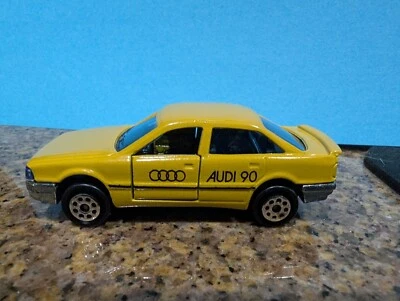 Majorette Die Cast Metal 239 Audi 90 yellow 1/60 scale near mint - Image 1 of 4