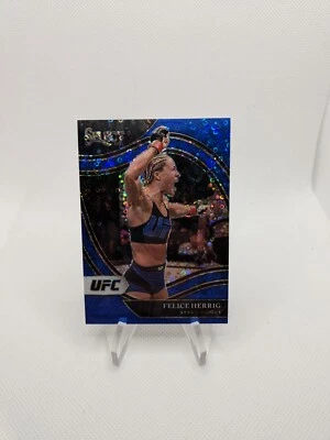 2021 Panini Select Felice Herrig Octagonside Blue Disco /99 - Image 1 of 2