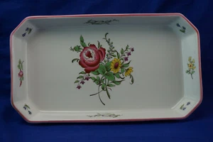 Spode Marlborough Sprays Rectangular Baker, 14" x 8" - Picture 1 of 7