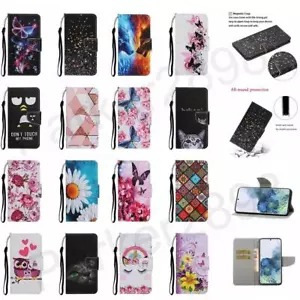 Case For Samsung Galaxy A72 A71 A52 A51 A42 A41 A32 A31 A21 A12 Pattern Leather - Picture 1 of 40