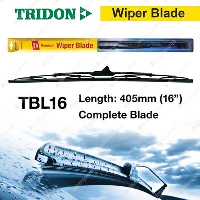 Tridon Complete Wiper Blade 16" for Toyota 4 Runner Blizzard Celica 1976-1990 - image 1 of 3