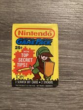 (1) 1989 Topps Nintendo Gamepack Factory Sealed Trading Card Pack with Stickers