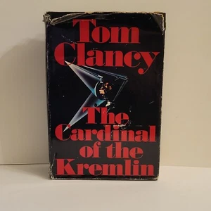 The Cardinal of the Kremlin by Tom Clancy First Edition Hardcover Book 1988 VTG - Picture 1 of 2
