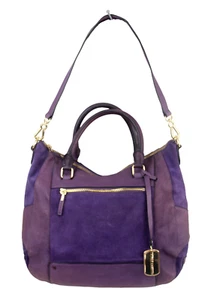 Vince Camuto LILA ECHTLEDER SCHULTERTASCHE HANDTASCHE BEUTELTASCHE HOBO PURSE - Bild 1 von 16