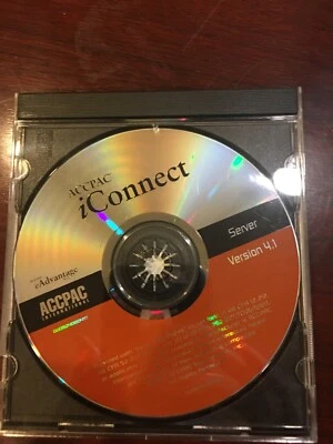 Brand New. Unused CD. ACCPAC iConnect Server  V4.1 - Image 1 of 3