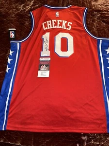 Maurice Cheeks signiertes Philadelphia 76ers Trikot (JSA) 1983 NBA Champion / Guard - Bild 1 von 4
