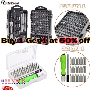 Juego pequeño de destornilladores de reparación con estuche precisión mini kits magnéticos de herramientas TORX - Imagen 1 de 24