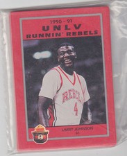 1990-91 SMOKEY BEAR UNLV RUNNIN REBELS CARD SET LARRY JOHNSON AUGMON TARKANIAN