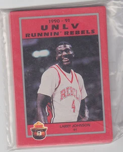 1990-91 SMOKEY BEAR UNLV RUNNIN REBELS CARD SET LARRY JOHNSON AUGMON TARKANIAN - Picture 1 of 1