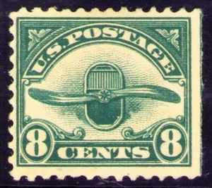1923 Scott #C4 Sheet Natural Straight Edge Mint No Gum VF - Picture 1 of 4
