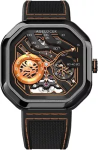Reloj Mecánico Automático Inspirado en Volcán Cuerda Automática Mecánico Esqueleto - Imagen 1 de 38