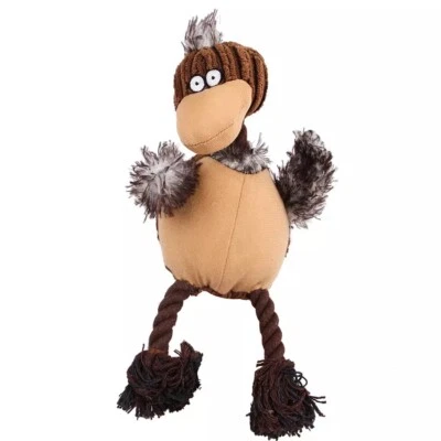 Spielzeug Hundespielzeug Kauspielzeug Quietscher Plüsch Kauen Ente Beige - Bild 1 von 4