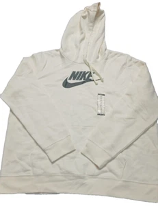 Nike Women's Sportswear Club Fleece Hoodie Yellow/Black Size S DQ5775-113 #400 - Picture 1 of 4