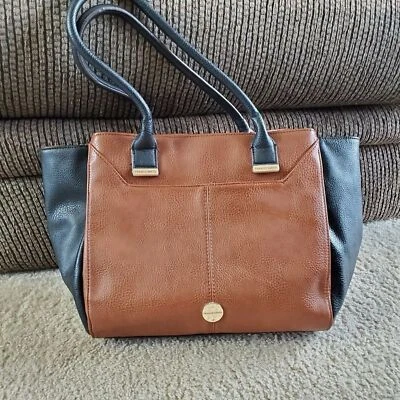 Bolso de hombro Franco Sarto negro y marrón Foto 1 de 4