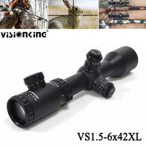 Visionking 1.5-6x42 Military Tactical Mil dot Hunting Rifle Scope  - Picture 1 of 15