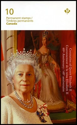 Canada Stamps, Booklets of 10, Portrait of Queen Elizabeth II, #2644a, BK538 MNH - Image 1 of 2