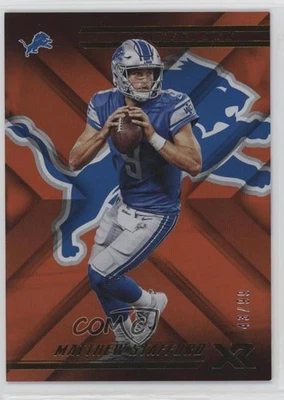 2018 Panini XR Orange /99 Matthew Stafford #64 - Image 1 of 2