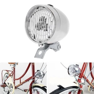 Retro Bicicleta Bicicletas 3-LED Luz Delantera Faro Vintage Lámpara De Cabeza Luces de Montar - Imagen 1 de 14