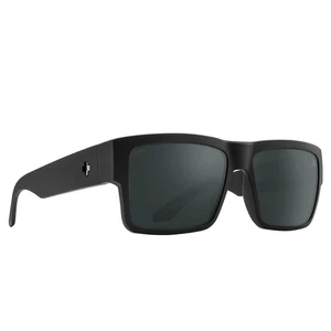 Neu mit Etikett Spy + Cyrus Sonnenbrille für Erwachsene 230 $ weiches mattschwarzes Gestell glückliche graue Gläser - Bild 1 von 5