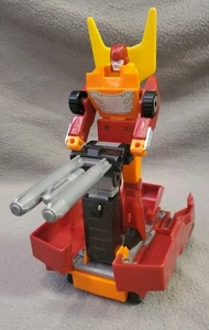 Transformers G1 Vintage Rodimus Prime w/ Spoiler & Trailer Incomplete Hasbro 86 - Picture 1 of 11
