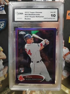 Topps Chrome 2012 - Will Middlebrooks #197 refractor púrpura (RC) - Imagen 1 de 6