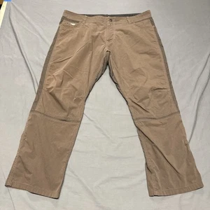 KUHL Radikl Pants 42x30 Brown Outdoor Hiking Quick Dry Breathable Lightweight - Picture 1 of 15