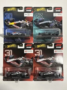 Lotto 4 auto - Hot Wheels Premium Formula 1 2025 (F1, nuove) - Foto 1 di 10
