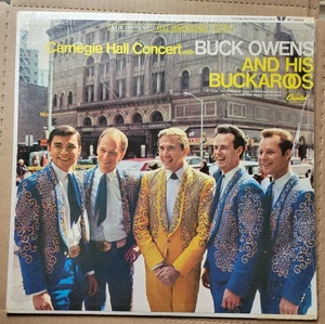 Buck Owens and his Buckaroos Carnegie Hall Concert 1966 Vinyl LP Capitol ST-2556 - Picture 1 of 2