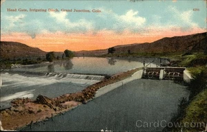 Grand Junction, CO Kopftor, Bewässerungsgraben 1913 Mesa County J.M. Cameron - Bild 1 von 2
