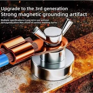 Strong Magnetic Grounding Device Welding Tool Accessories Copper/Iron Connector - Picture 1 of 7