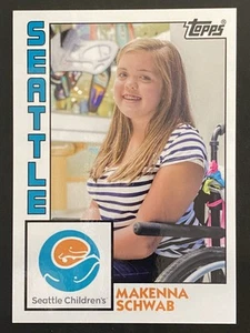 Makenna Schwab 2020 Topps Seattle Children's Heroes #SCH-24 - Imagen 1 de 2