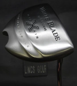 St Andrews White Blade Mid X Air Putter Steel Shaft 81cm Length Tour Grip - Picture 1 of 8