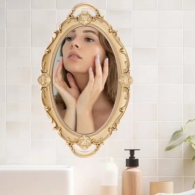  Spiegel Tablett Dekospiegel Wand Vintage -Servierschale Hochzeitsfach - Bild 1 von 4