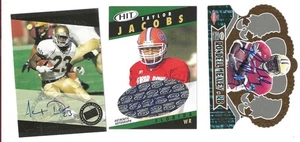 3 Fußball Autos: Autry Denson, Taylor Jacobs, Rondell Mealey - Bild 1 von 2