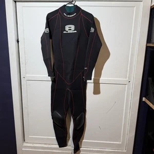 Aleeda Full Wetsuit Womens Medium Black Purple Reinforced Knees Size XL - Picture 1 of 5