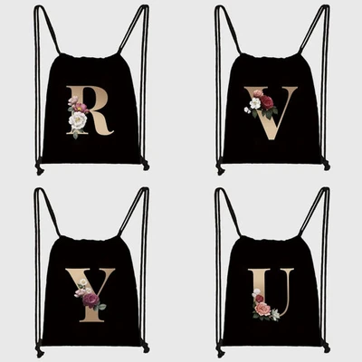 Leichter Kordelzug Rucksack aus Canvas 40x35 cm für Sport - Reisen - Bild 1 von 4