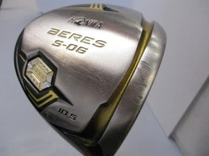 HONMA GOLF BERES S-06 DRIVER 1W 10.5deg ARMRQ X 47 (3S) Flex-R 46in No H/C - Picture 1 of 6